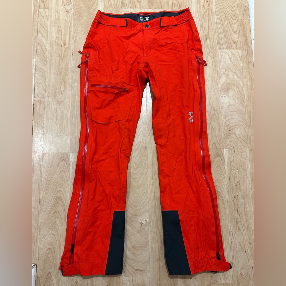 Mountain Hardwear Superforma shell pants, women’s S, orange